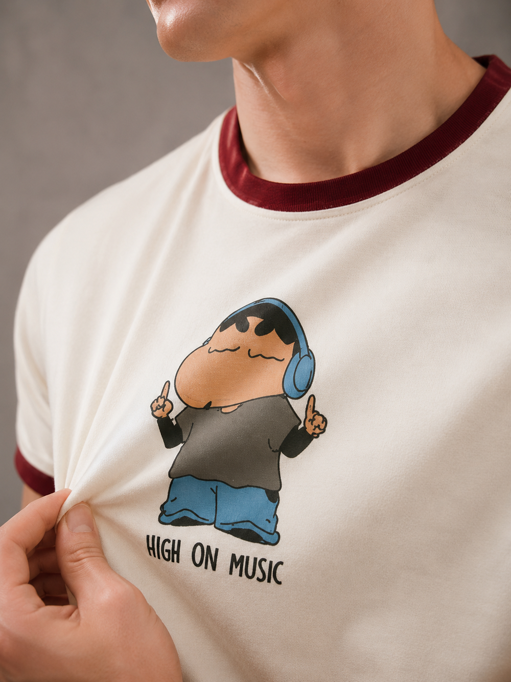 HIGH ON MUSIC- Ringer Tee