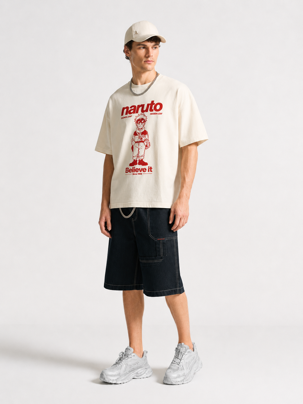 NARUTO 2-Terry Oversized Tee