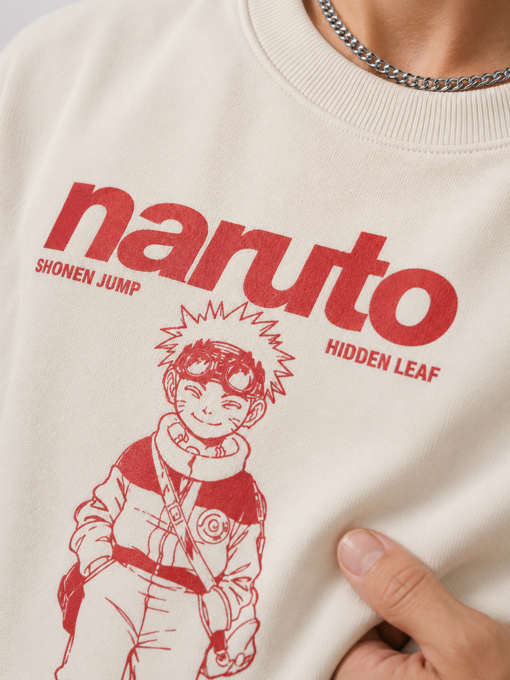 NARUTO 2-Terry Oversized Tee