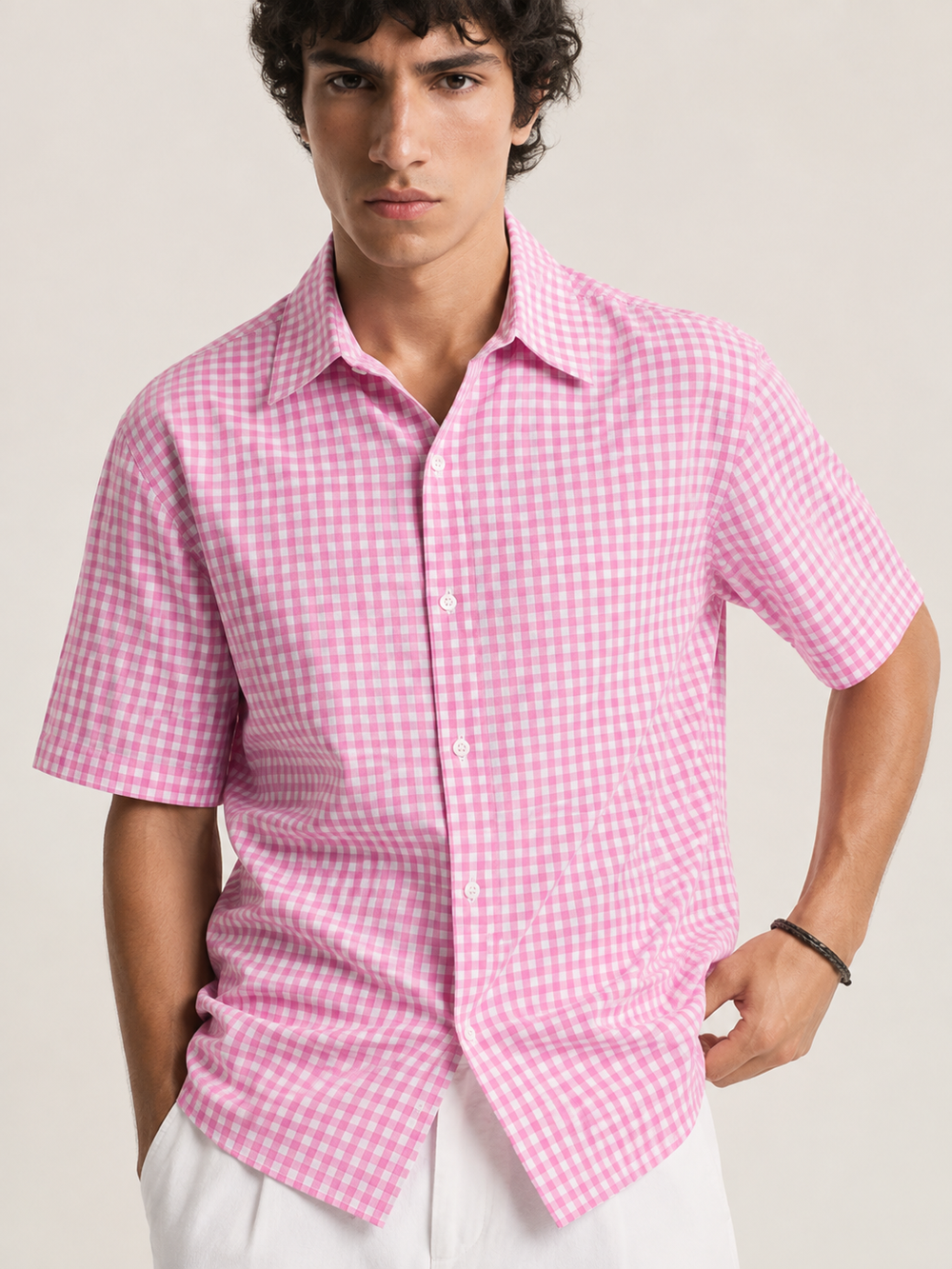 STRIPED-Boxy Fit SHIRT