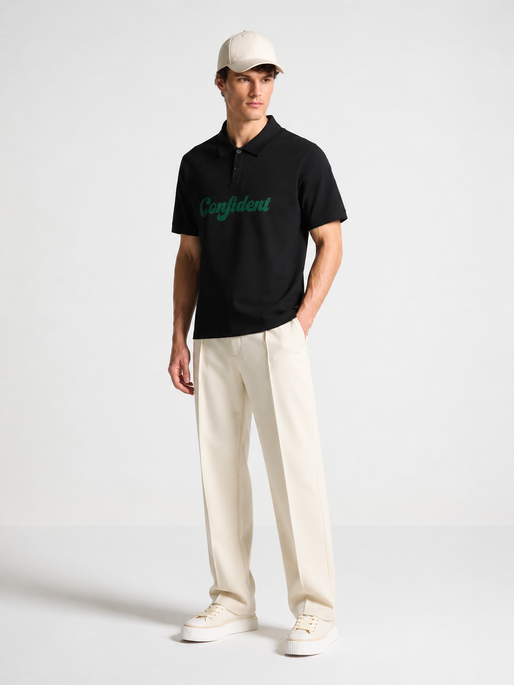 CONFIDENT- POLO T Shirt