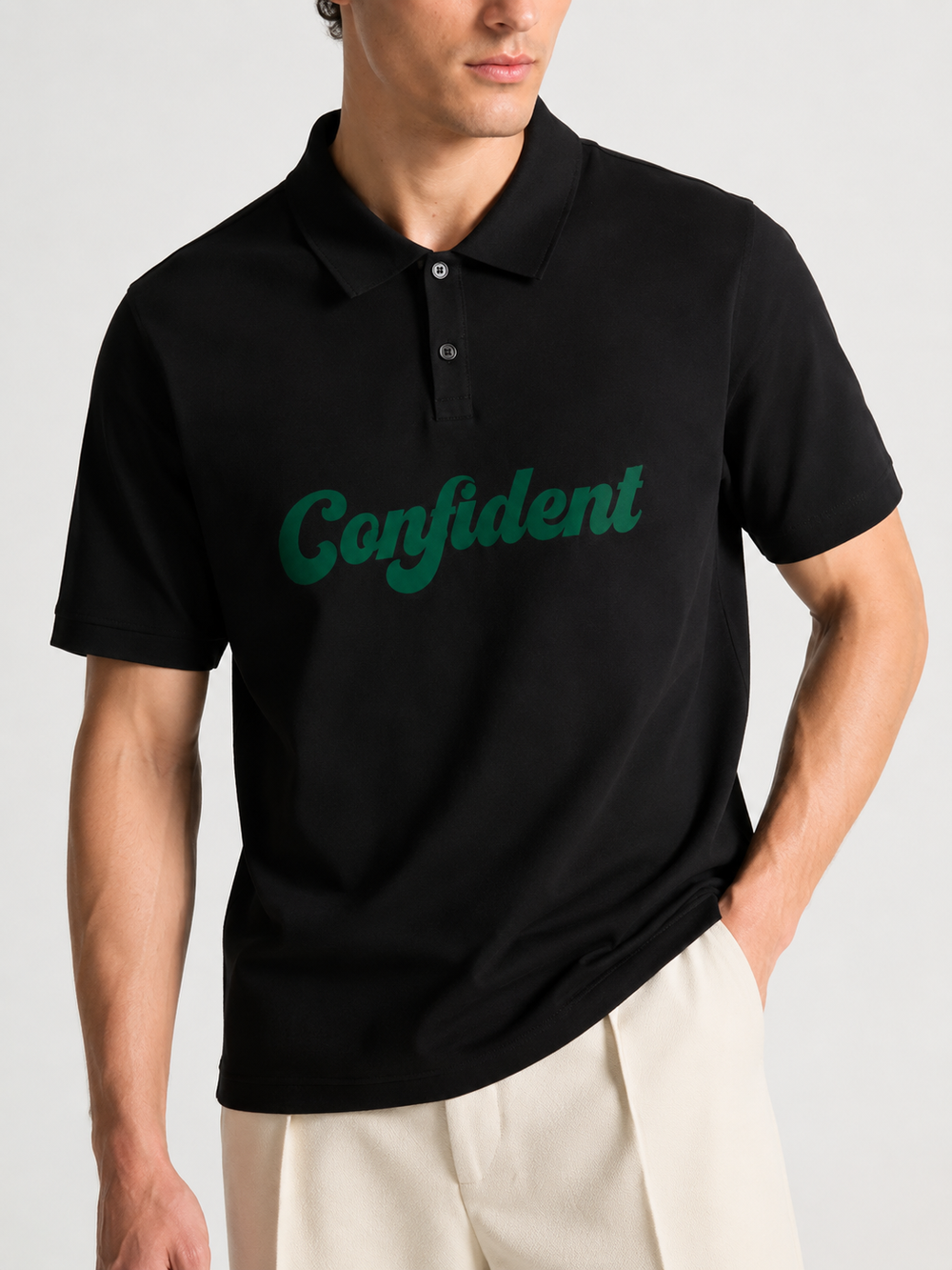 CONFIDENT- POLO T Shirt