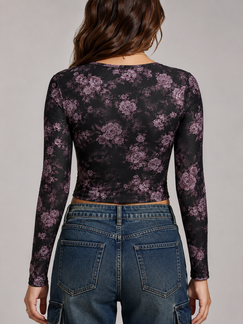 FULL SLEEVE Crop top - 5