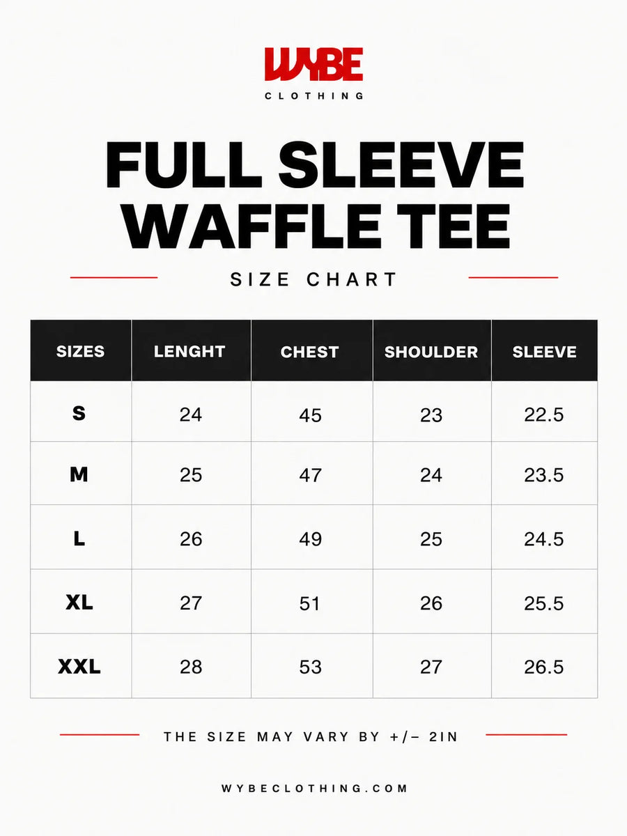 TIMELESS-FULL SLEEVE WAFFLE TEE