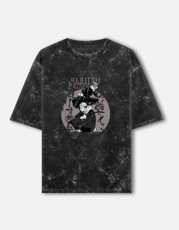 Acid Washed Oversized Tee