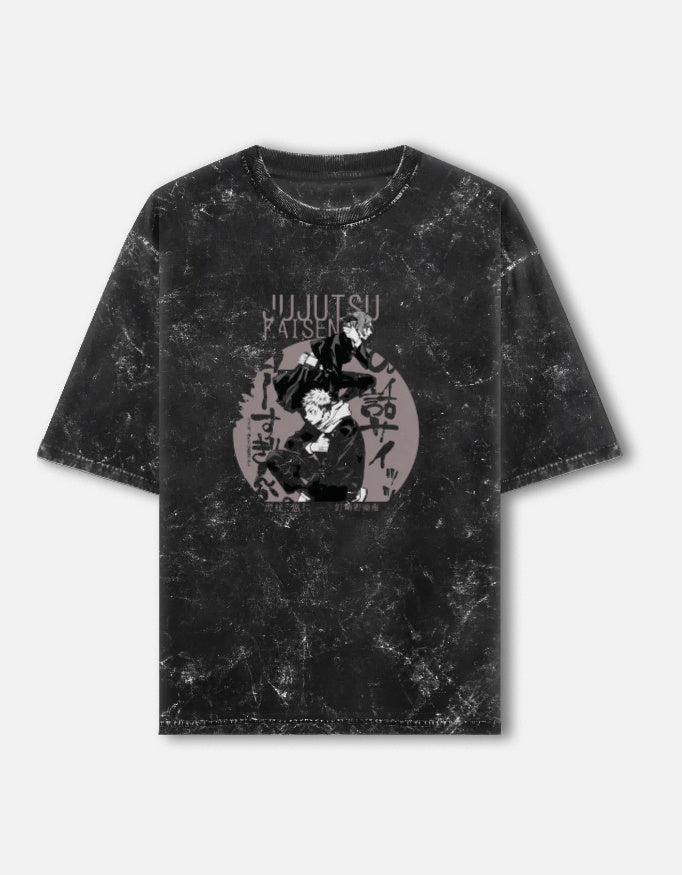 Acid Washed Oversized Tee