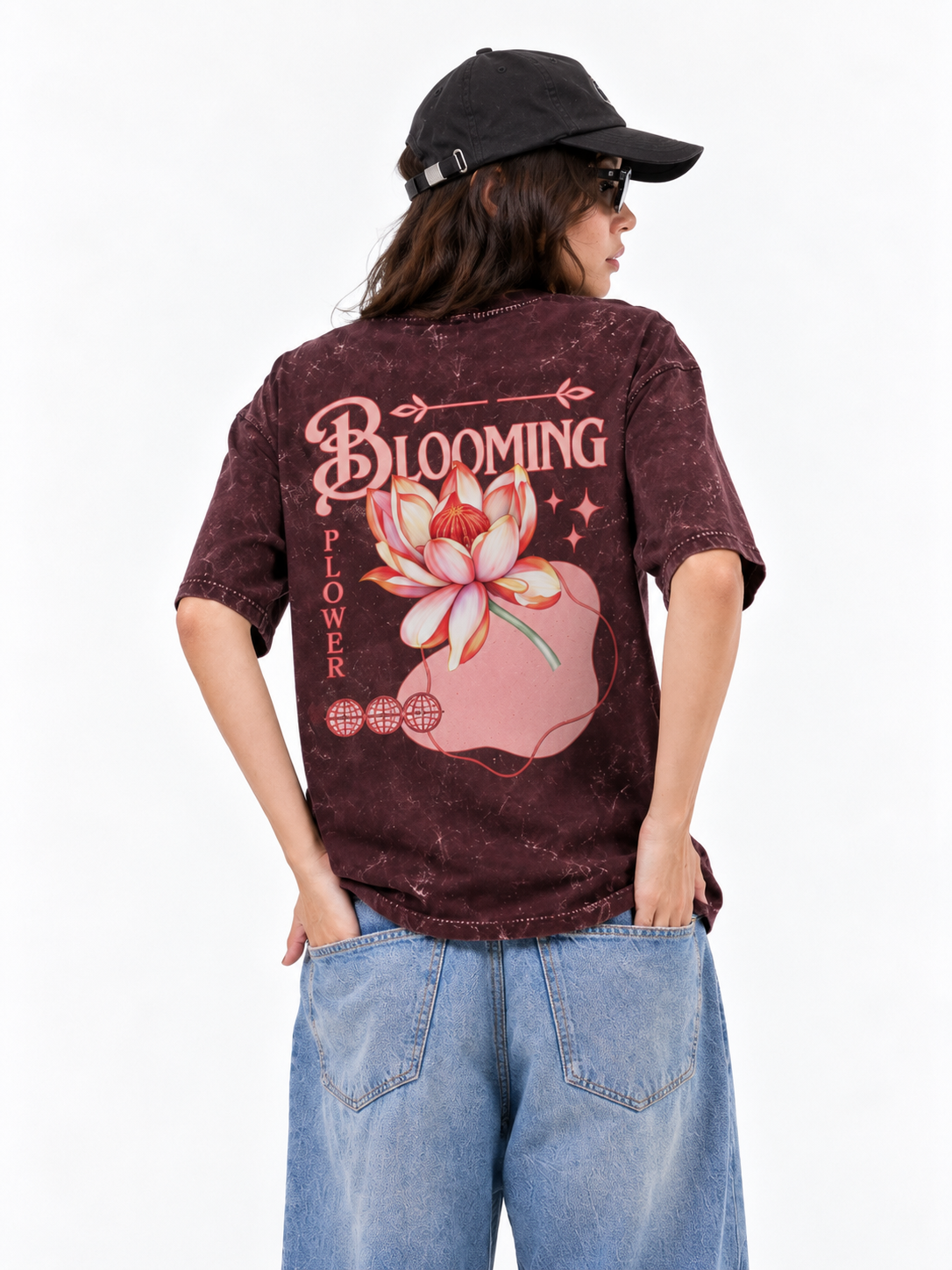 BLOOMING-OVERSIZED TEE