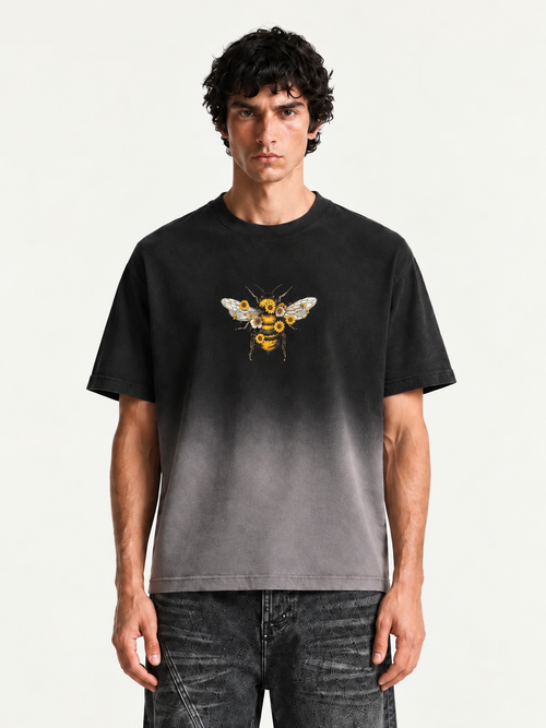 BEE-Ombre Wash Tee - 1