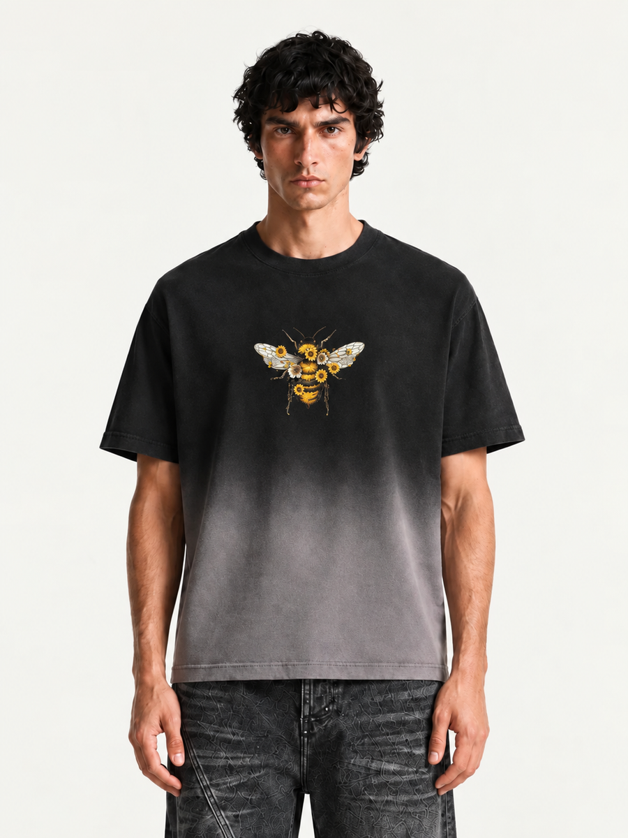 BEE-Ombre Wash Tee