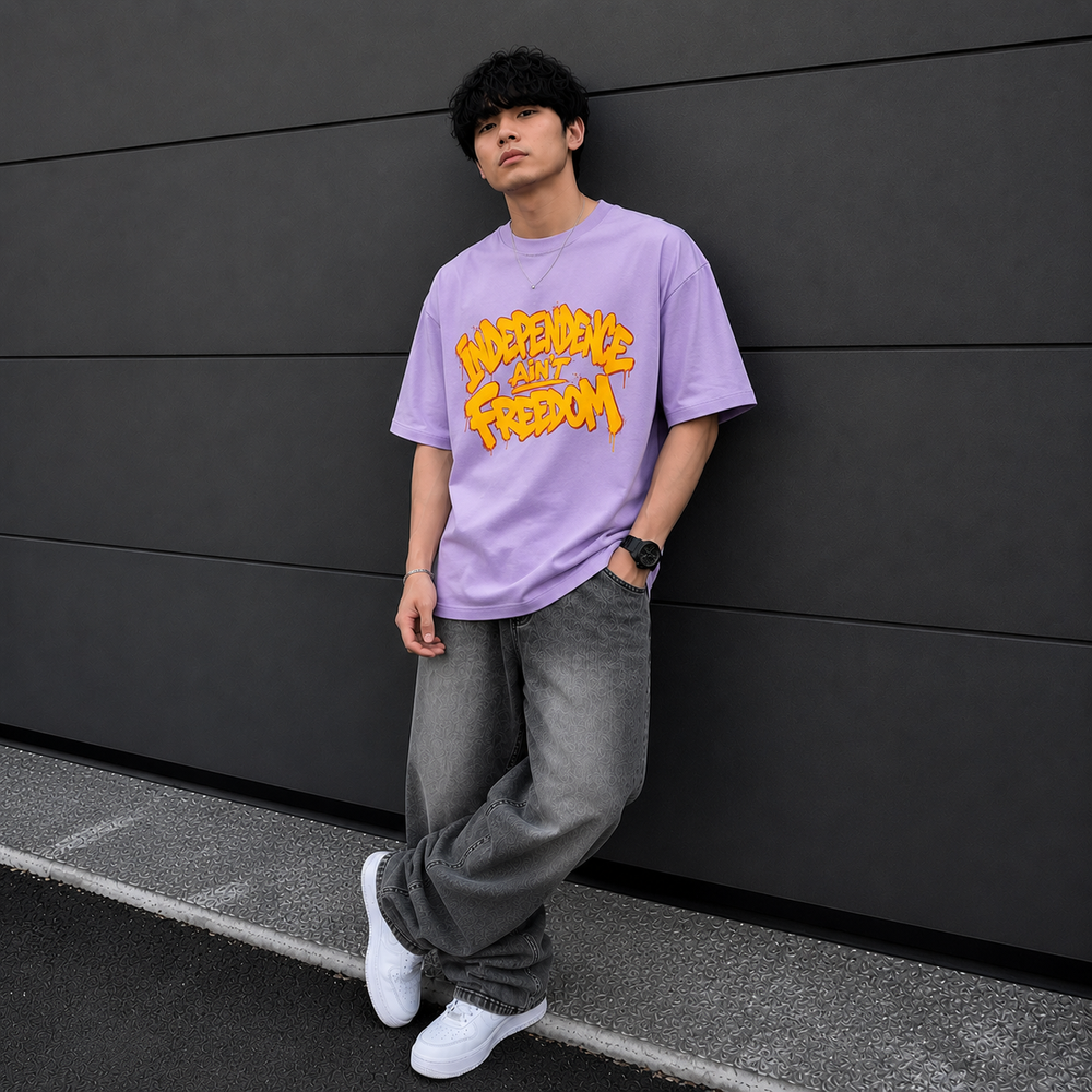 INDEPENDENCE - Oversized Terry Tee