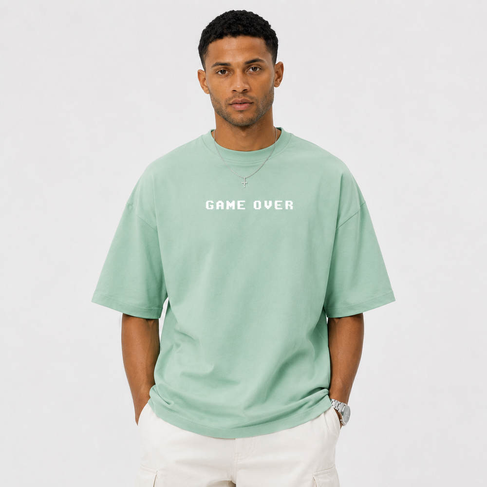 GAME OVER - Oversized Terry Tee
