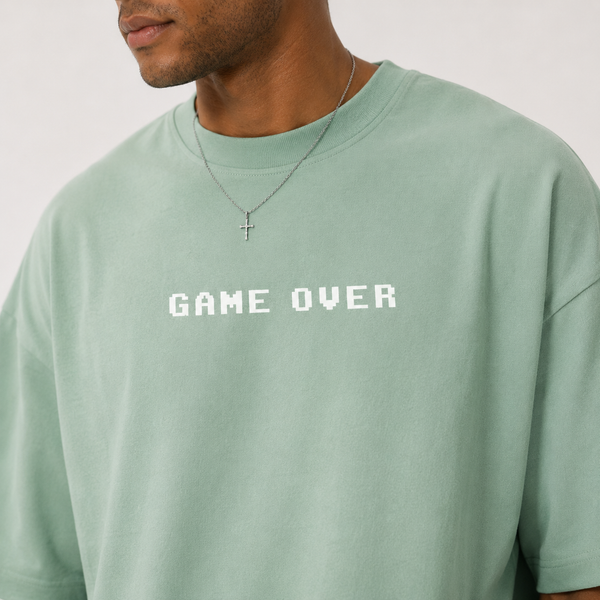 GAME OVER - Oversized Terry Tee