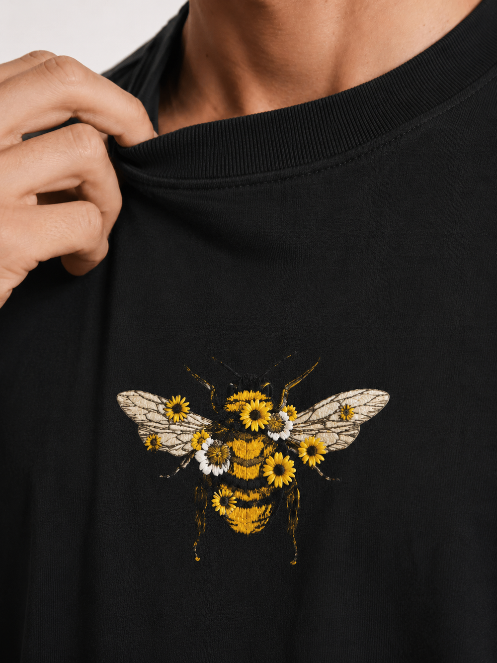 BEE-Ombre Wash Tee