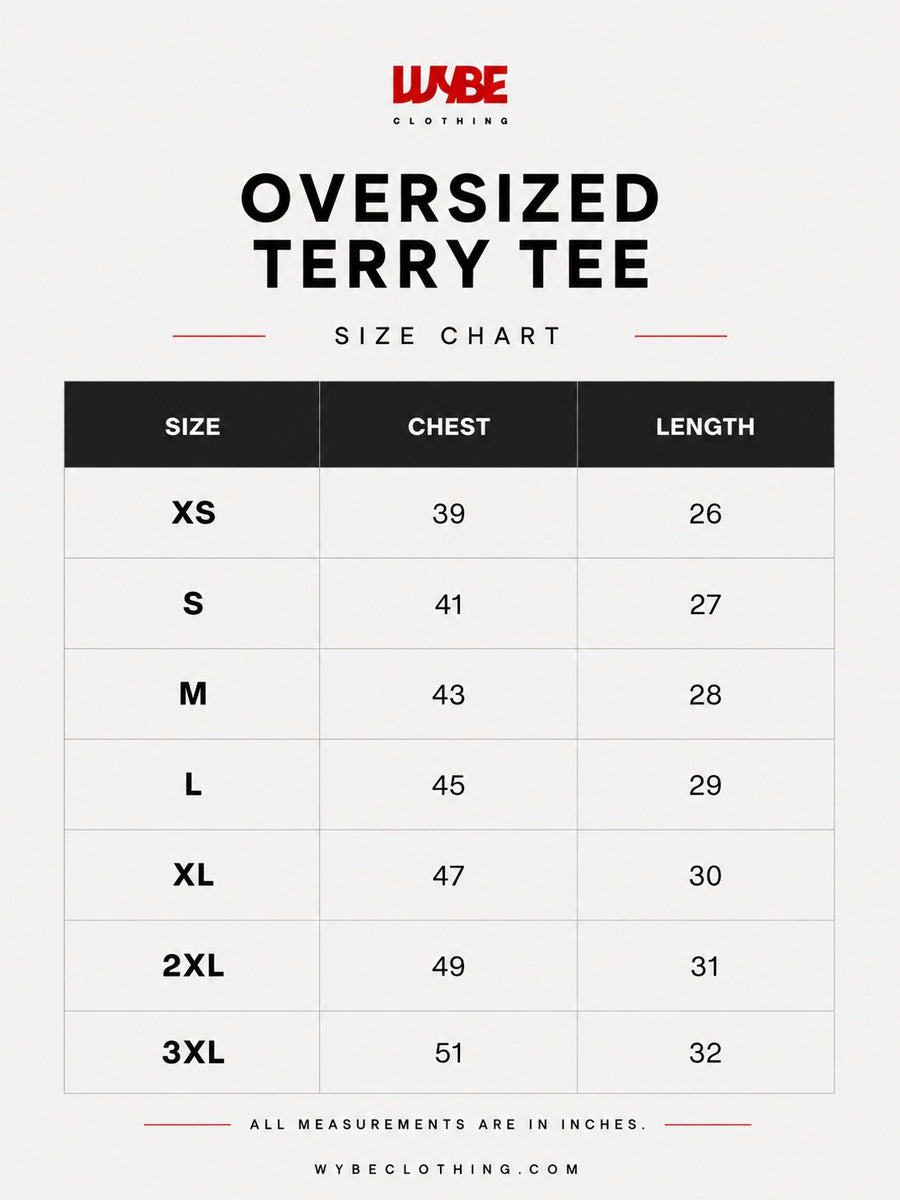BASICS-Terry Oversized Tee